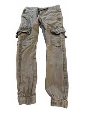 Seven Souls Boys Gray Cargo Jogger Pants 14/16 - Casual Utility Fit